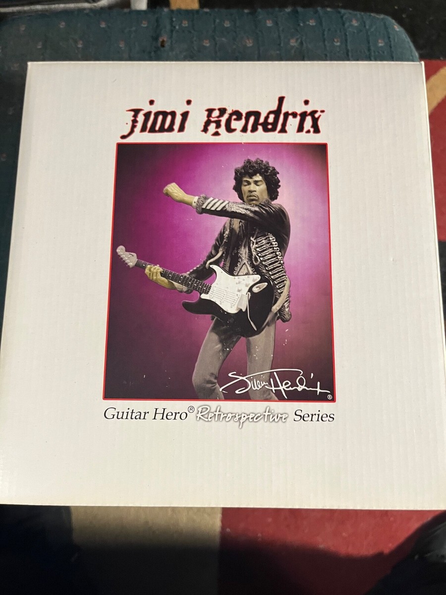 その他 Knucklebonz Guitar Hero Jimi Hendrix KNUCKLEBONZ JIMI HENDRIX GUITAR HERO RETROSPECTIVE SERIES STATUE