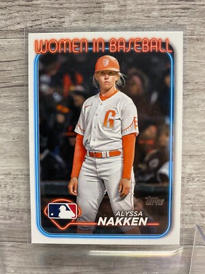 Alyssa Nakken 2024 Topps Series 2 WOMEN IN BASEBALL INSERT #WIB-4 GIANTS