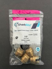 NEW SharkBite 1/2 in. Push-to-Connect Brass End Stop Fitting