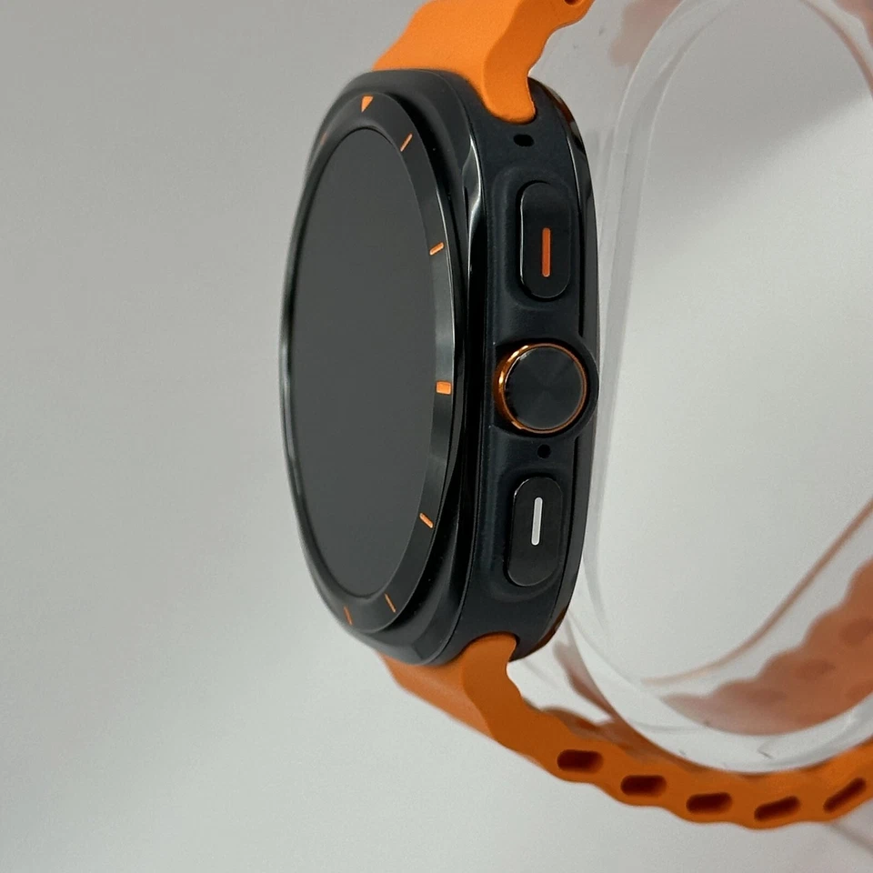 Samsung Galaxy Watch Ultra Black Titanium 47mm w/Orange Marine (LTE) - Excellent - Image 3 of 4