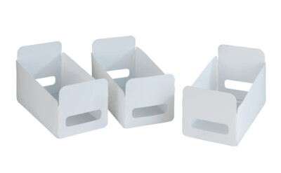 WENKO 3er Set Küchen Organizer Aufbewahrung Box Schrank Schubladen Ordnung Bad