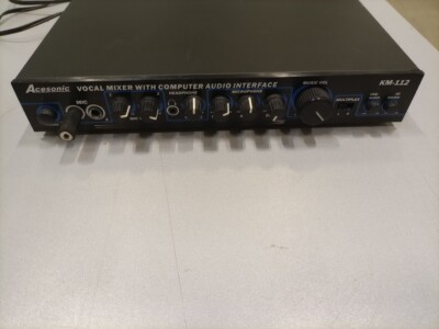 Acesonic HM-112 Gesang Mixer Mit Computer Audio Interface Für Teile