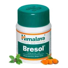 Himalaya Herbal Healthcare Bresol 60Tablet Manage Allergic Rhinitis & Bronchitis