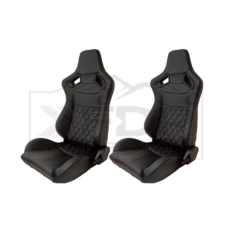 Front Bucket Sports Seats For Land Rover Defender 90 / 110 / 130 (Pair) GA1895.. - Image 2 of 4