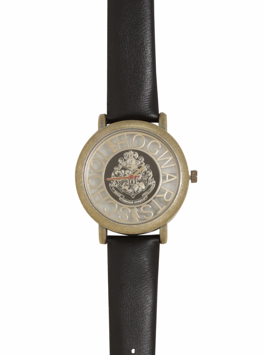 Harry Potter Hogwarts Bronze Crest Die Cut Watch Wizard Witch