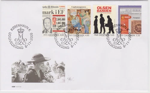 Denmark FDC 2000, The Twentieth Century (3rd. series), mint