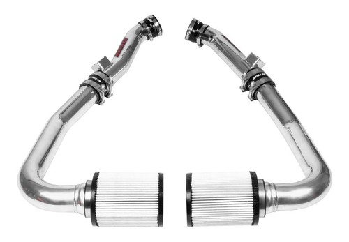 Fits 07-09 350Z Stillen Hi-Flow Ultra Long Dual Tube Dry Air Intake 402845DF - Picture 2 of 10