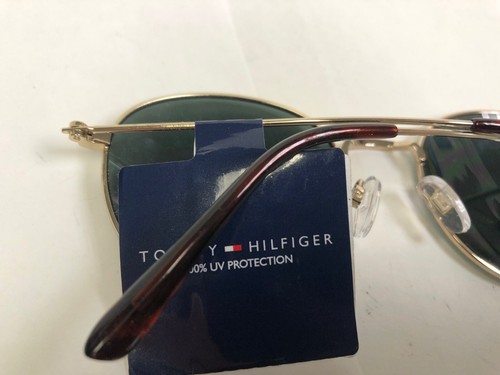 Occhiali da sole donna Tommy Hilfiger WM OL626 oro/verde nuovi 60,00 - Foto 5 di 8