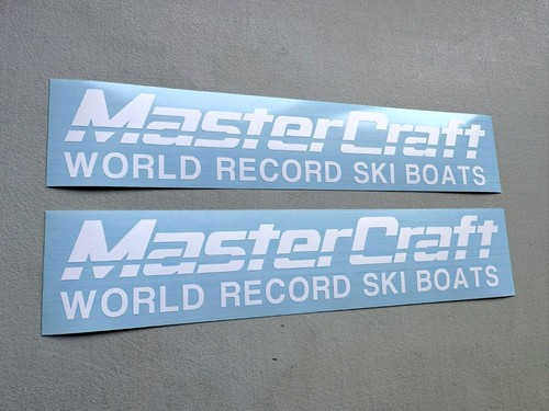 Mastercraft World Record Ski Boats Decals SET OF 2 Vinyl Decal Stickers - Bild 2 von 4
