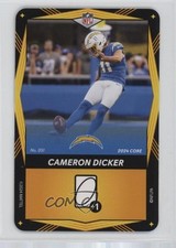 2024 Uno Elite Yellow Cameron Dicker #051 1b85