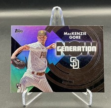 2022 Topps Update Series - Generation Now Mackenzie Gore #GN-89 (RC) - Padres