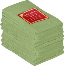 Utopia Kitchen Sage Green Flour Sack Towels [12 Pack - 28 x 28 Inch] 100% Cotton