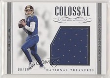2017 Panini National Treasures Colossal Pro Bowl Materials 8/49 Kirk Cousins 1j2