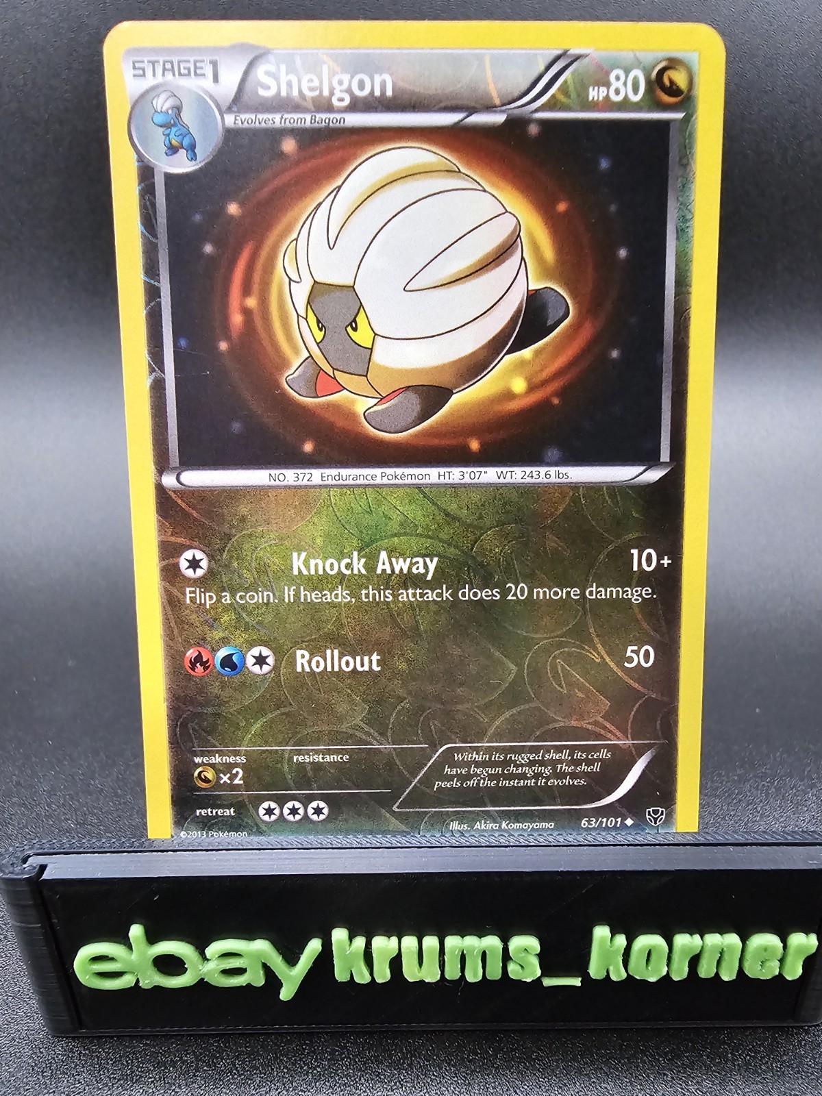 Shelgon 63/101 Plasma Blast Reverse Holo - NM