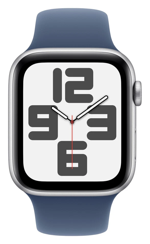 Apple Smartwatch ( OLED ) WATCH SE 2ND Alluminio GPS Sport Silver e Blue 44 mm - Immagine 2 di 2