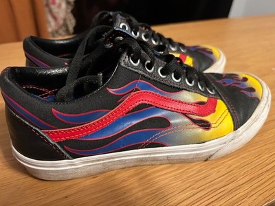 Size 9 - Vans Old Skool Flames