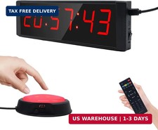 Large Stopwatch with Start/Stop Button, LED D...