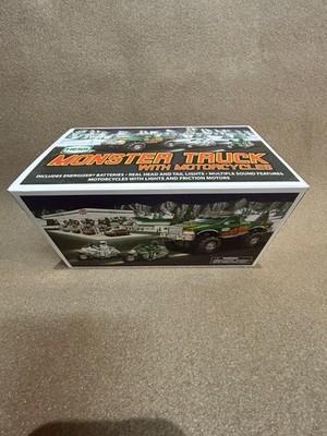 Hess H07 C-46 Monster Truck with 2 Motorcycle for sale online | eBay