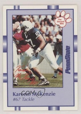1999 The Second Mile Penn State Nittany Lions Kareem McKenzie 00jz