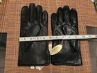 Vintage Martin Picasse Black 100% Leather Gloves Mens Large — photo 3