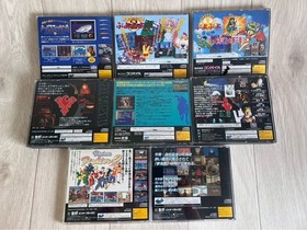 SEGA SATURN Game Lot 8 Titles Puyo Puyo Enemy Zero Virtua Fighter NTSC-J Japan