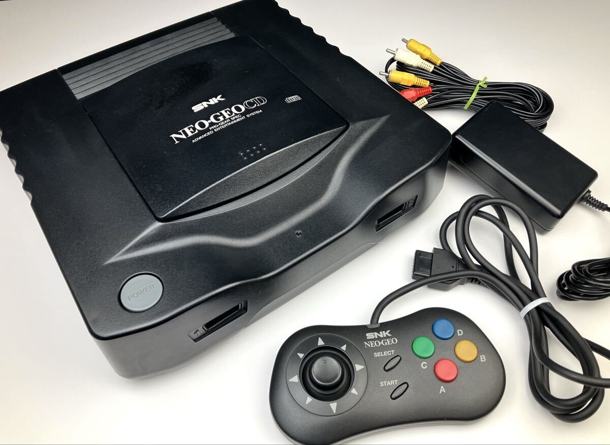 SNK Neo Geo CD Console CD-T01 with Controller & power cable Tested  Working