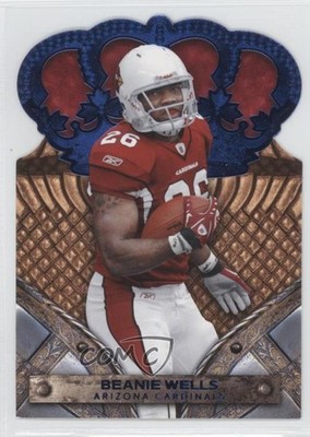 2011 Panini Crown Royale Blue 61/100 Chris Wells Beanie Wells #8 1j6