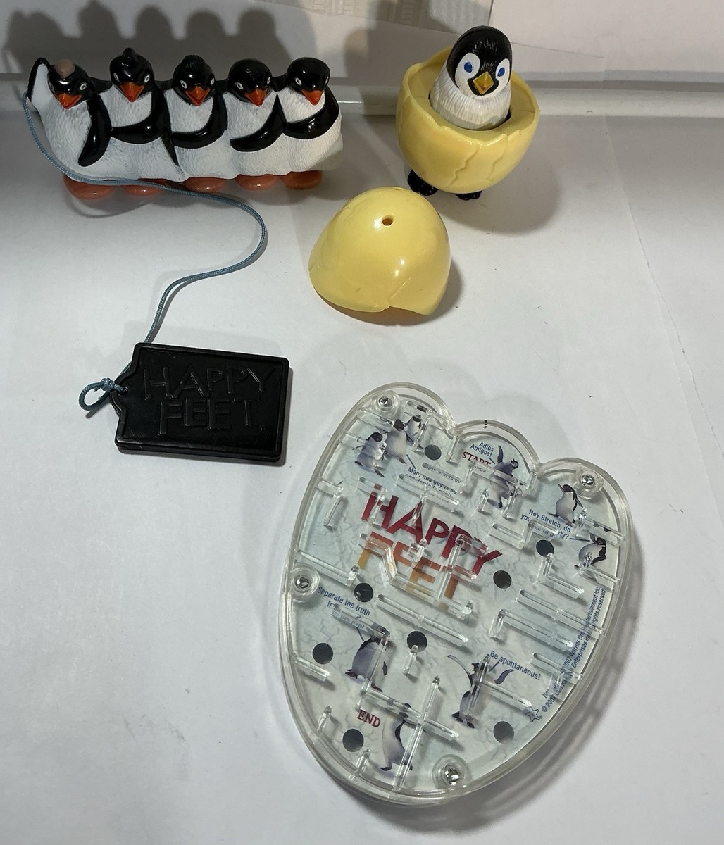 2001年 Carl's Jr. SF・ジャイアンツ バブルヘッド・フィギュア Happy Feet Carl's Jr. Hardee's Toys-Mumble-Time To Hatch-Amigos