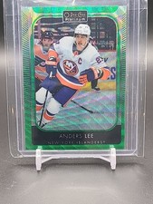 2021-22 O-Pee-Chee Platinum Emerald Anders Lee /10 New York Islanders 