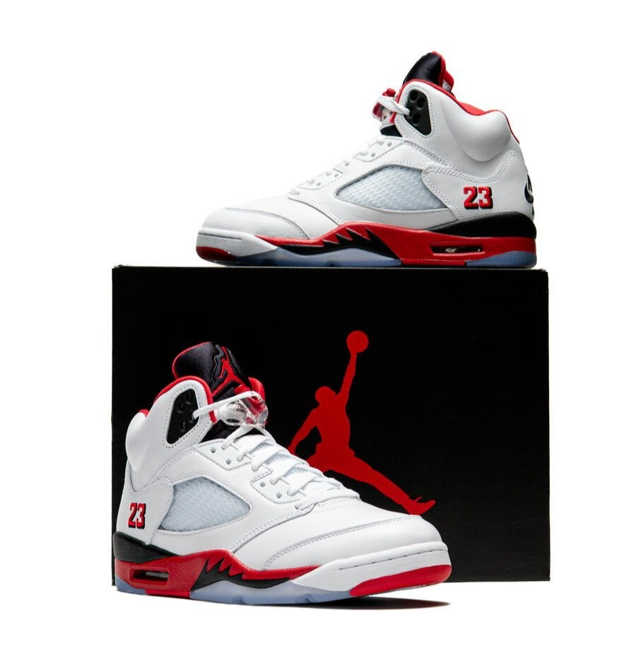 Size 11.5 - Air Jordan 5 Retro 2025 Fire Red for sale online | eBay