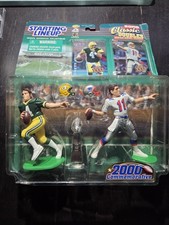 SuperBowl XXXI Packers Brett Farve & Patriots Drew Bledsoe AS IS