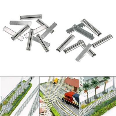 10 Stück Modelleisenbahn Schienenverbinder Gleisverbinder für Enthusiasten einfache Montage