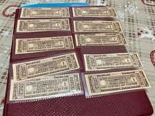 Treasury bonds, novenennials 1947, 10 coupons payable in rare possessions