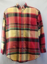 Mens Twenty X Wrangler Multi-Color Button Up Long Sleeve Dress Shirt Medium