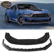 Front Bumper Lip Fit 24-26 Ford Mustang 7th Gen S650 Dark Horse Handling Package