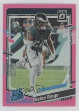 2023 Panini Donruss Optic Rated Rookie Pink Prizm Kelee Ringo #282 13c5