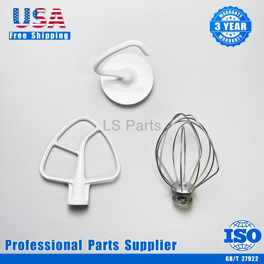 K45WW Wire Whip & K45DH Hook &K45B Coated Flat Stand Blade Paddle Fit KitchenAid
Opens in a new wind