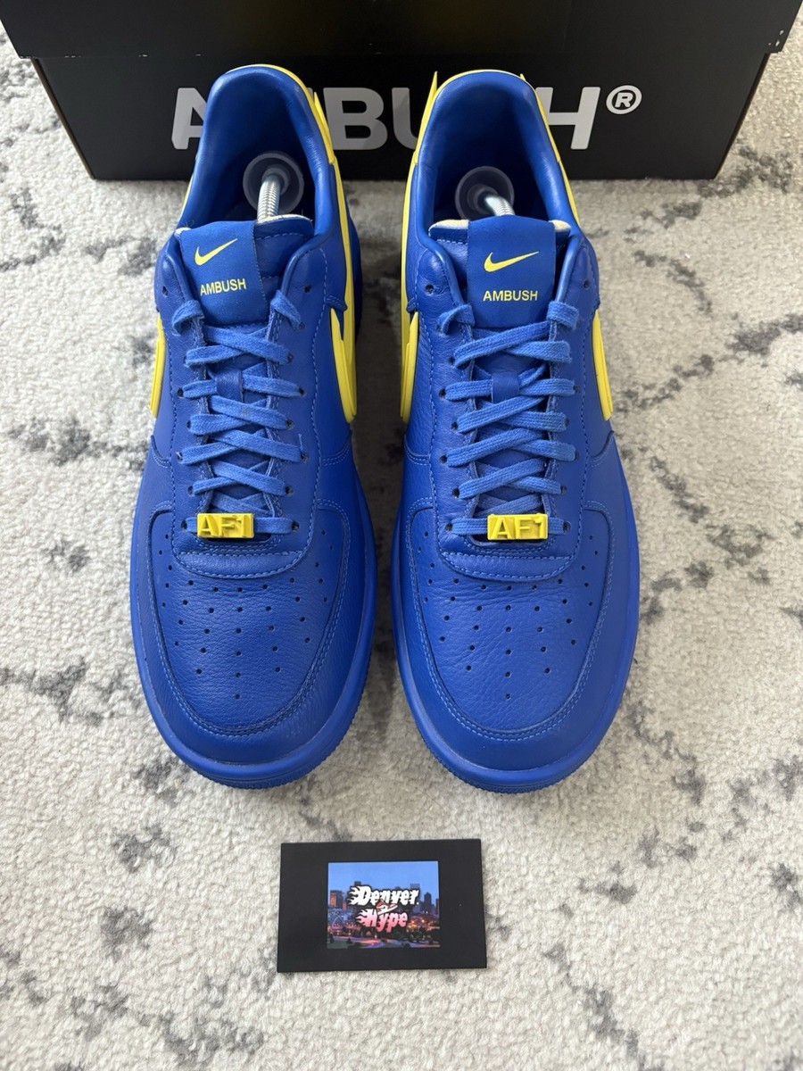 Size 11.5- Nike AMBUSH x Air Force 1 Low Game Royal Pre-Owned