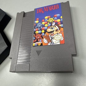Dr Mario Nintendo NES probado y funciona muy bien! Cubierta antipolvo con logotipo Plus