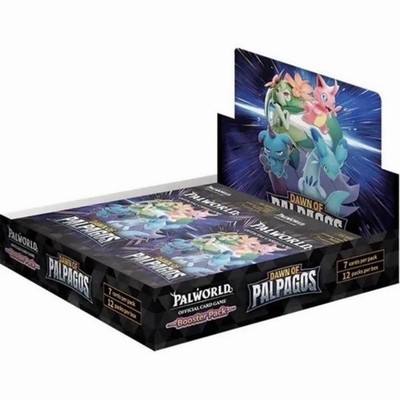 Palworld TCG: Dawn of Palpagos 1st Edition Booster Box English Misprint SEALED