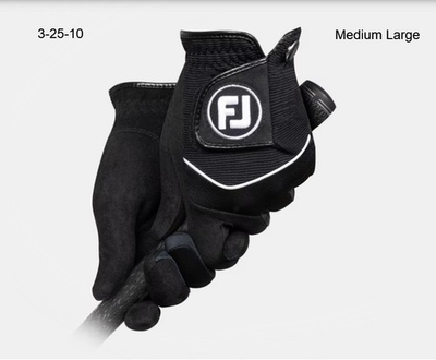 #ad 1 Pair FootJoy RainGrip Hydro Series Mens Medium Large Golf Gloves New $17.99