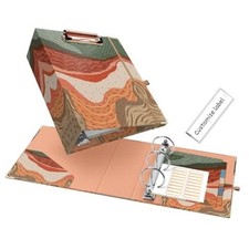 Mini Binder 2 Inch 3 Ring for 5.5" x 2" Ring - Half Letter Paper Mountan Path