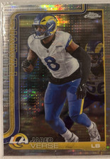 * 2025 Topps Chrome Jared Verse Chrome Parallel #173 Rams NFL Football Card