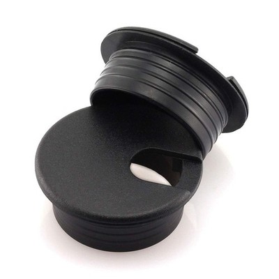 HJ Garden 2pcs 2 inch Desk Wire Cord Cable Grommets Hole Cover for Black