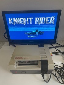 Knight Rider NES Nintendo Sistema de Entretenimiento Videojuego Cl&aacute;sico Probado Funcionando