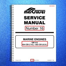 Mercury Mercruiser Gm V-8 454 74l 502 82l Service Manual 1996 - Wire Bound Mercury Mercruiser Gm V-8 454 74l 502 82l Service Manual 1996 - Wire Bound