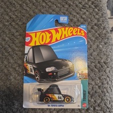 Hot Wheels Tooned '94 Toyota Supra Mainline 1:64 Diecast Car Black Unopened Box