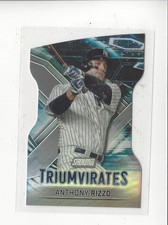 2023 Stadium Club Triumvirates (Die Cut Refractor) #T4 Anthony Rizzo Yankees