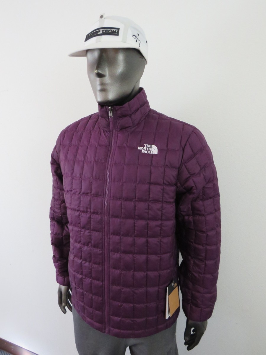NWT Mens TNF The North Face Thermoball ECO Insulated FZ Puffer Jacket  Purple