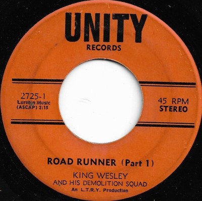 King Wesley And His Demolition Squad - Road Runner, 7'', (Vinyl)